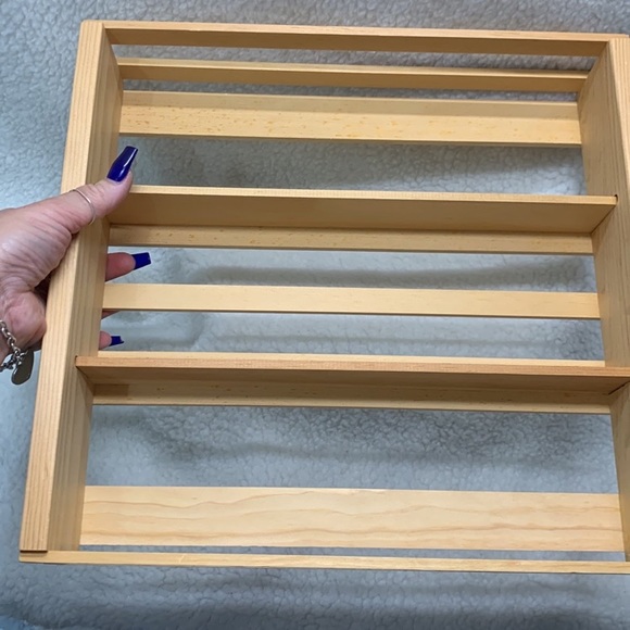 Napa Valley Cassettte Tape Crate hold 60 cassettes solid Pine wood vintage - Picture 9 of 12